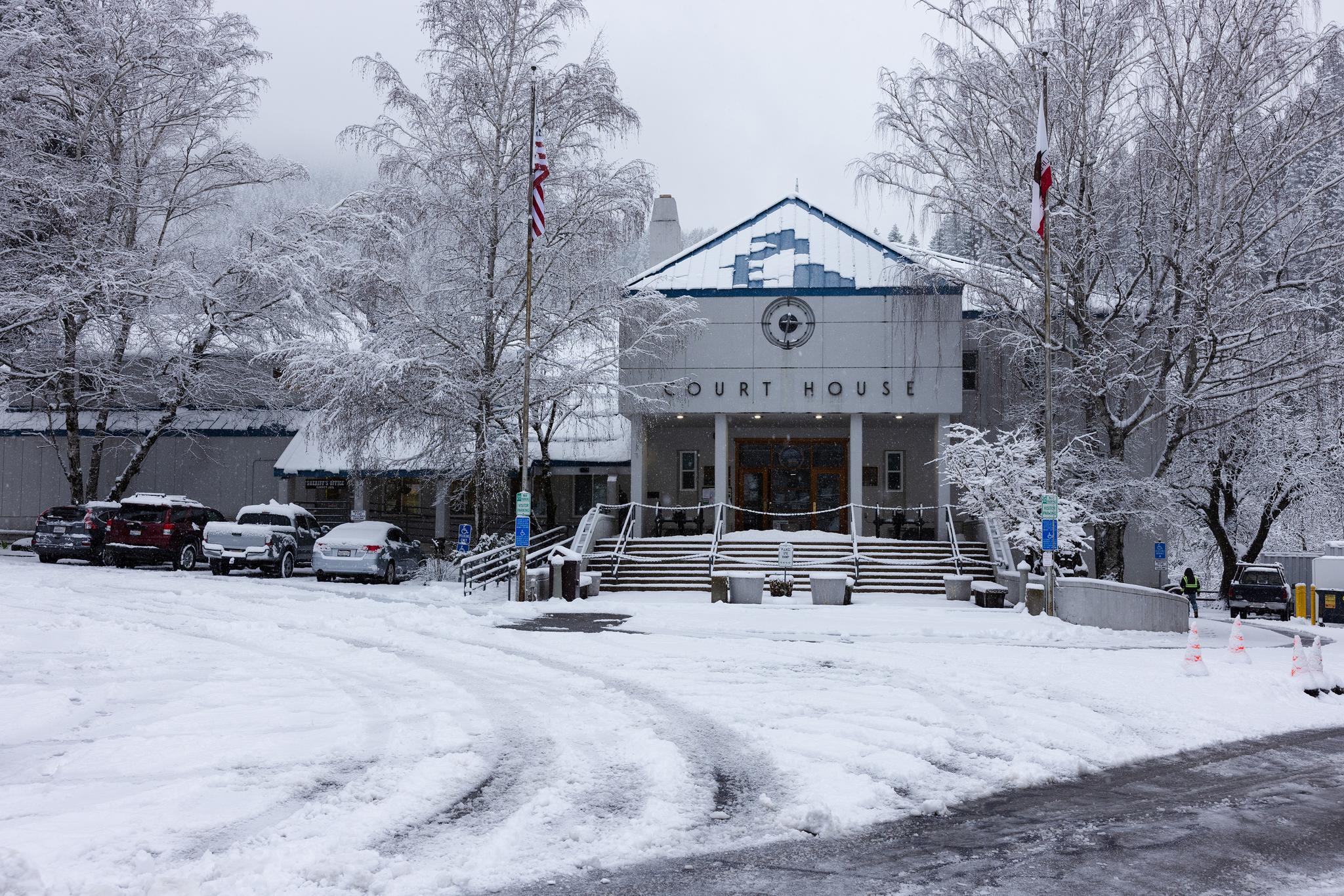 The Downieville Courthouse, from where the Treasurer-Tax Collector and Clerk-Recorder operate.