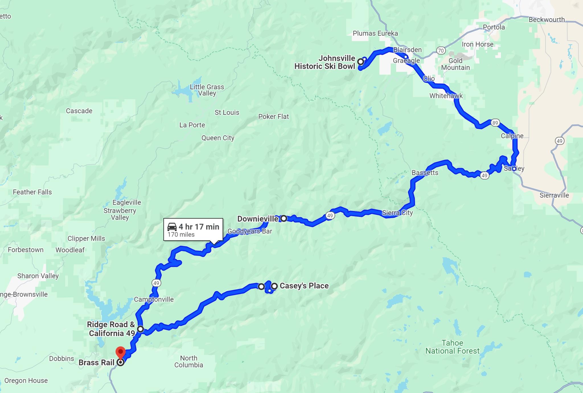 The St. Patrick’s Day route through the Lost Sierra