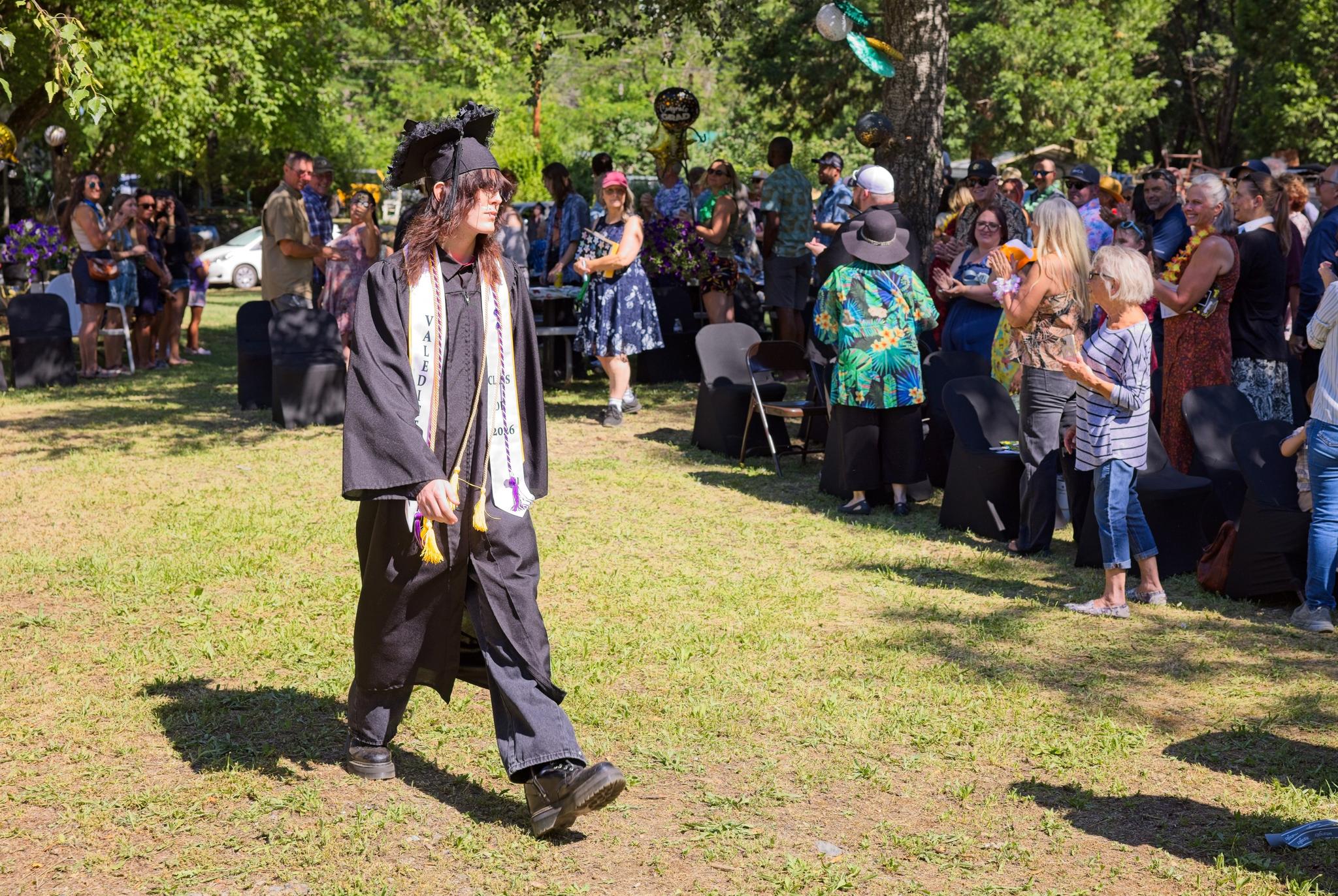 Valedictorian Colton White.