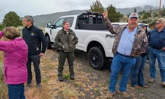 State and Federal Officials Tour Sierra Valley on Wolf Management