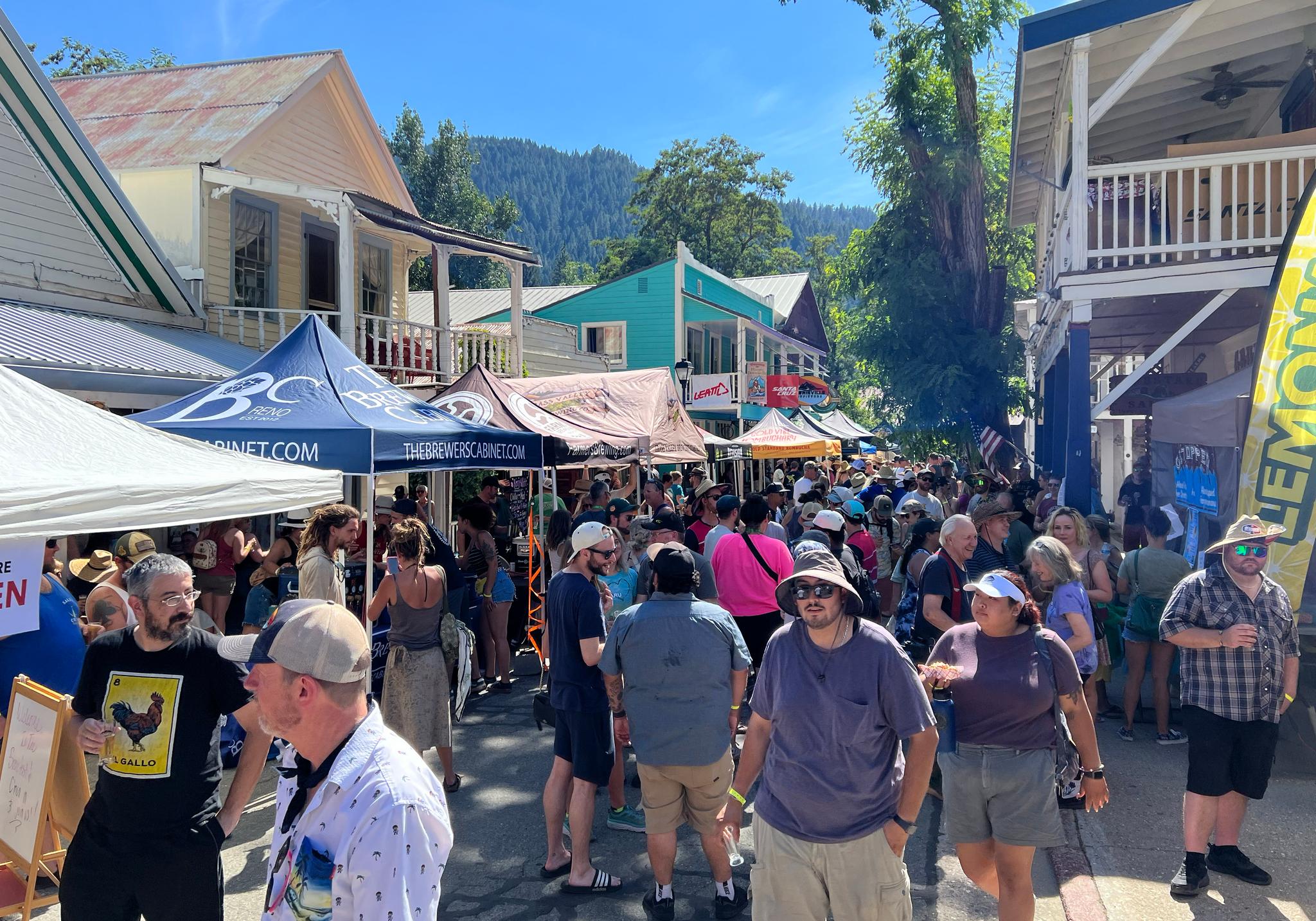 The 2023 Downieville Mountain Brewfest takes over Downieville