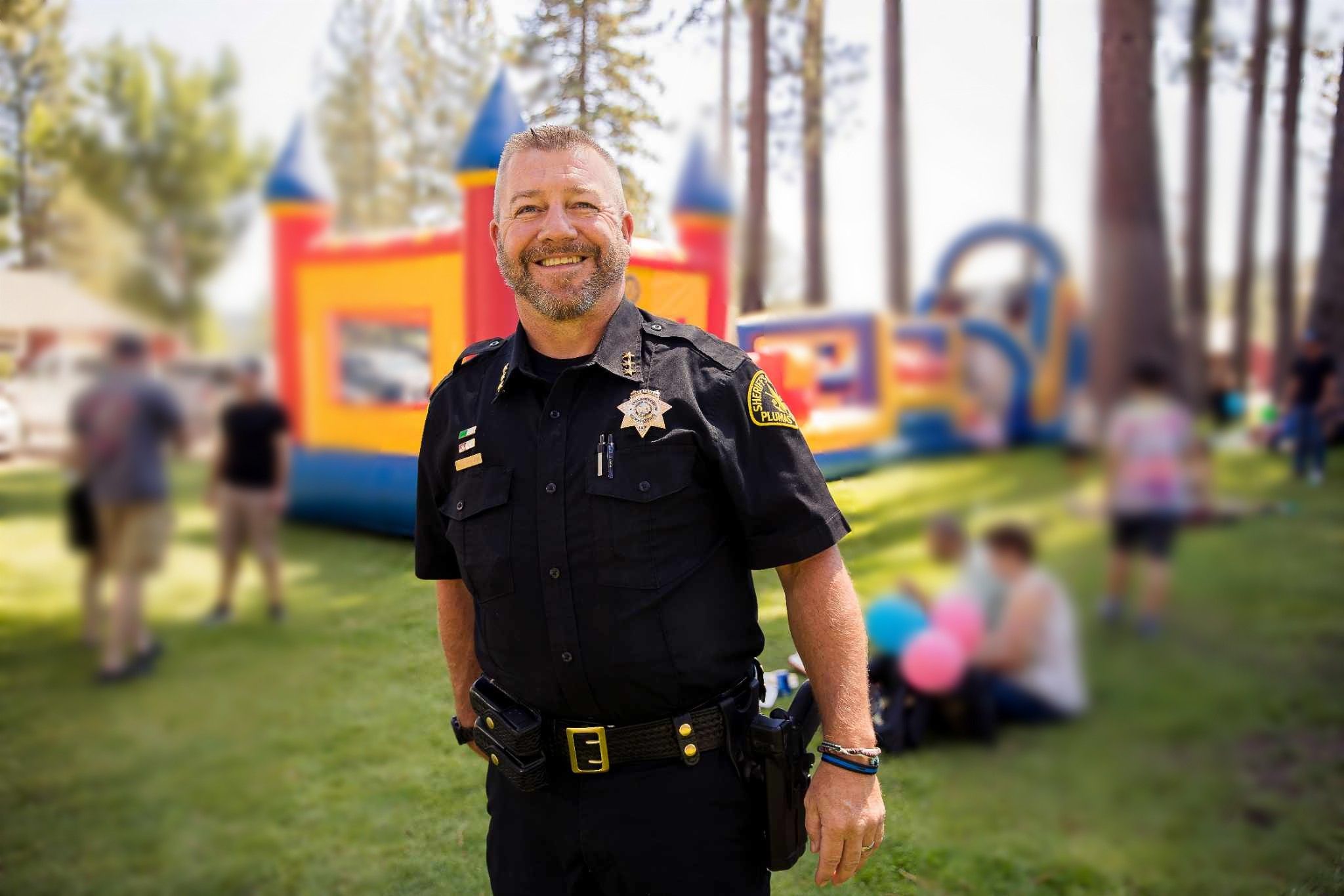A photo of Sheriff Hermann shared by the Plumas County Sheriff’s Office.