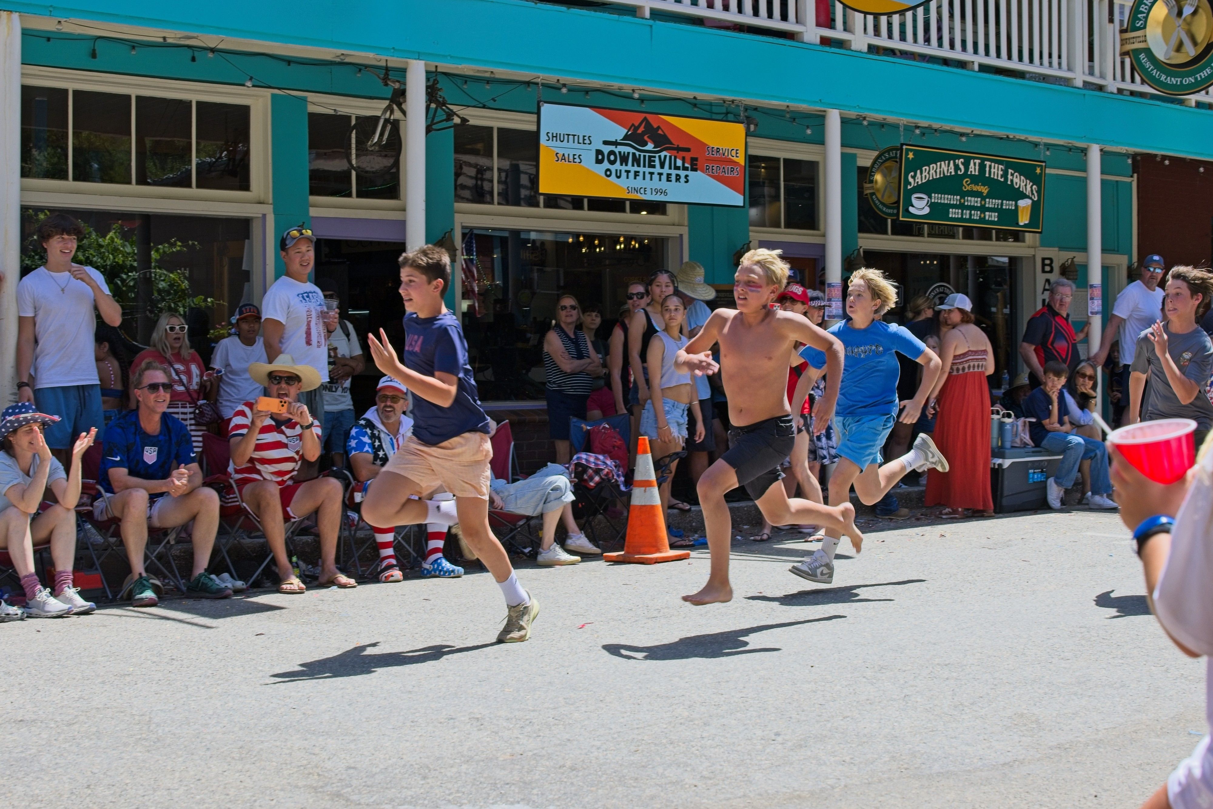 12-year-old boys’ race.