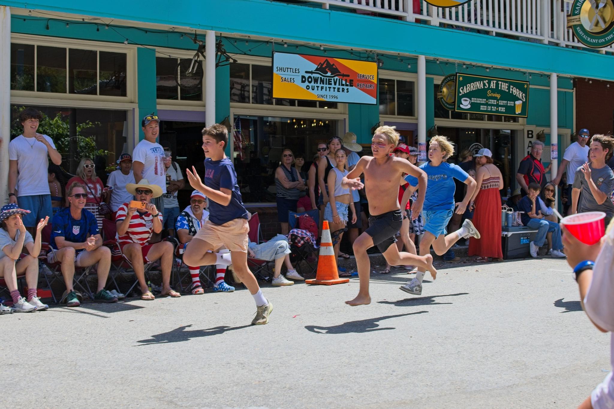 12-year-old boys’ race.