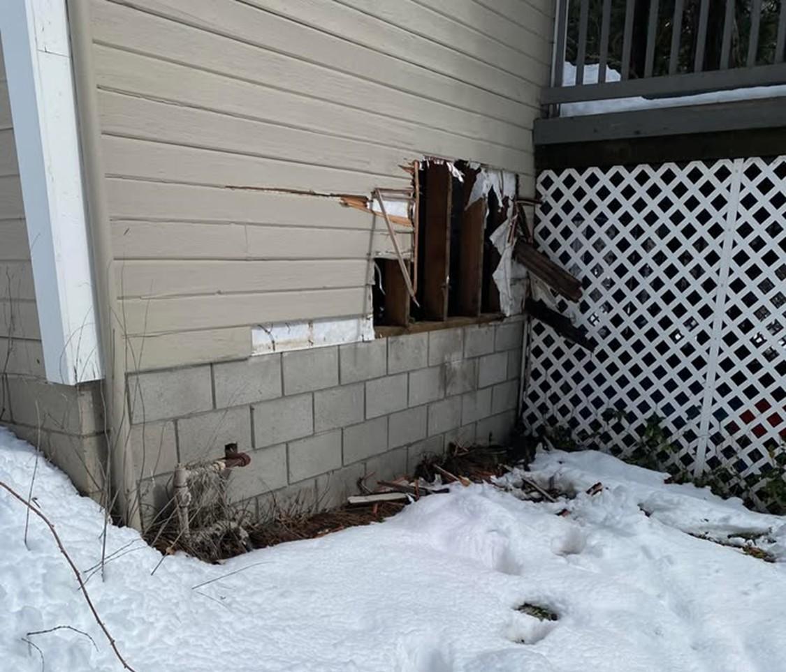 An image of the Sierra City break-in was shared by the Sierra County Sheriff’s Office.