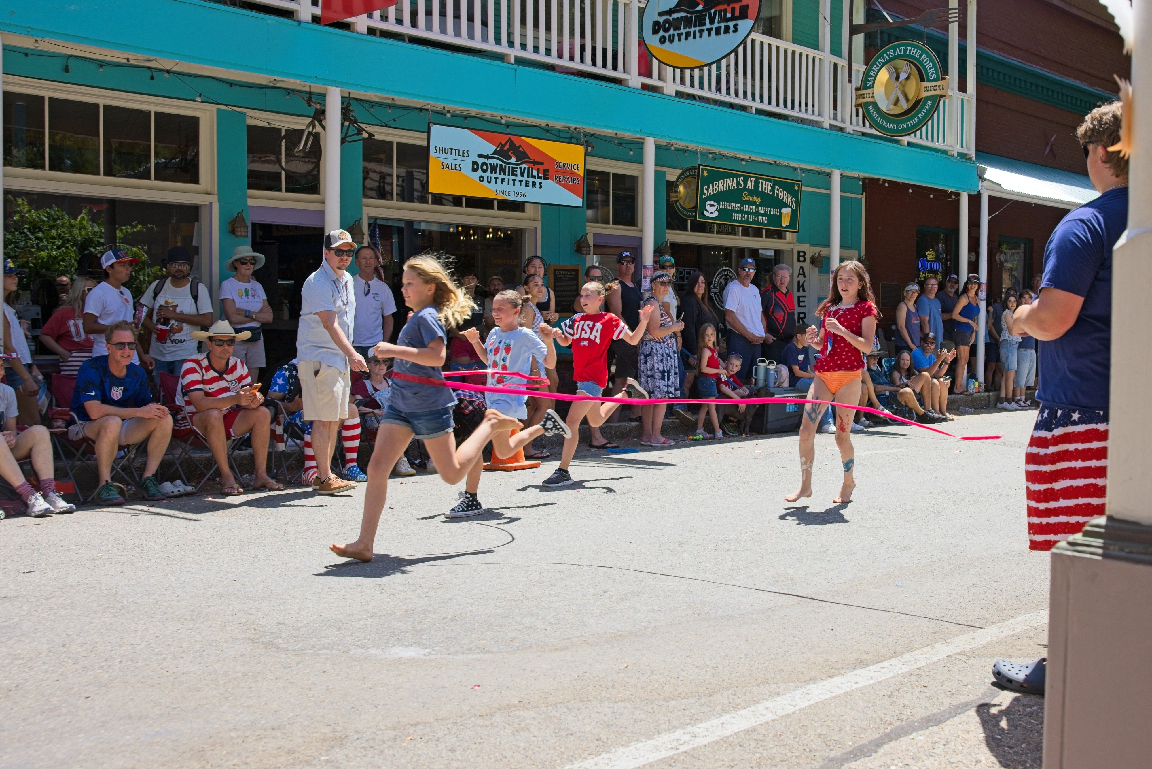 9-year-old girls’ race.