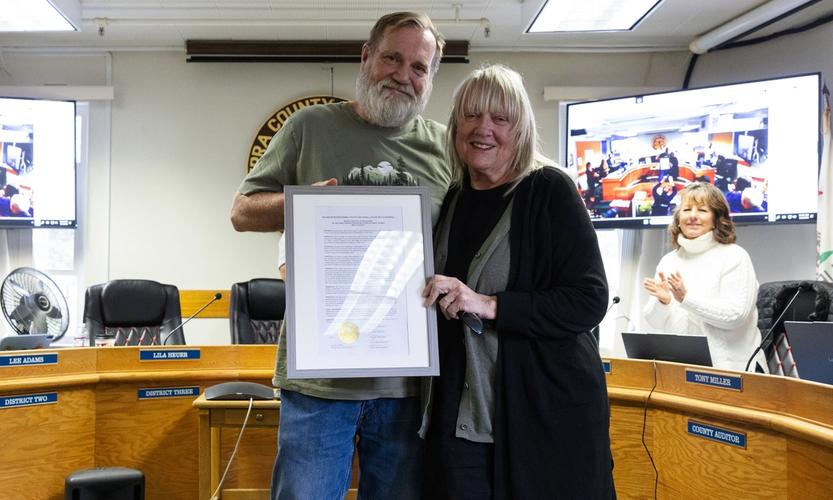 Sierra County Board Honors Retired Public Works Director Bryan Davey