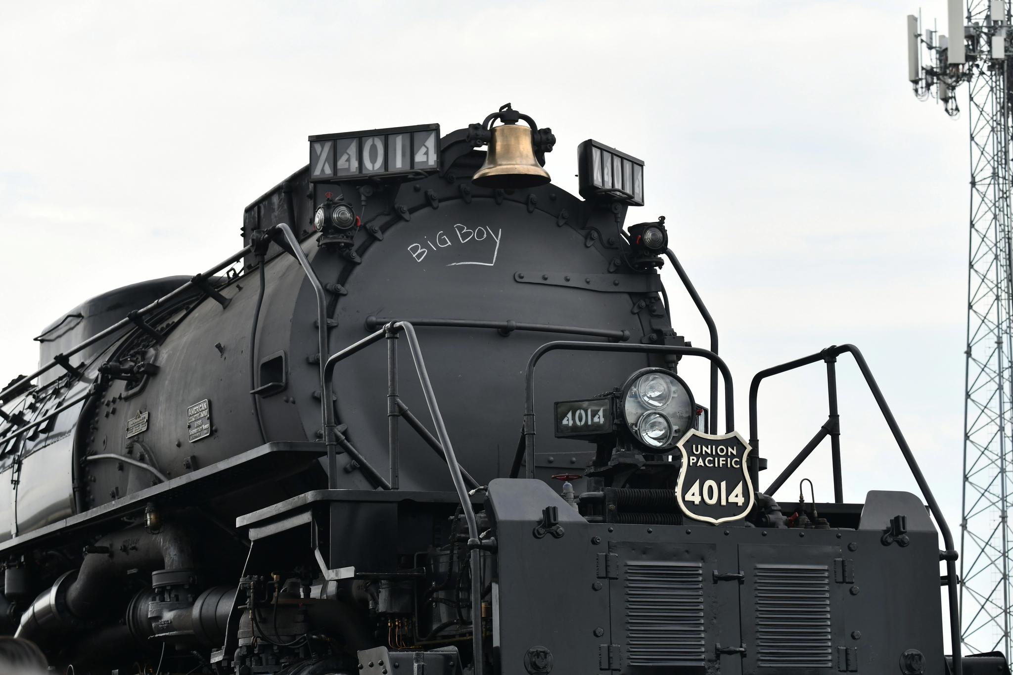 The Union Pacific 4014 “Big Boy” steam locomotive.