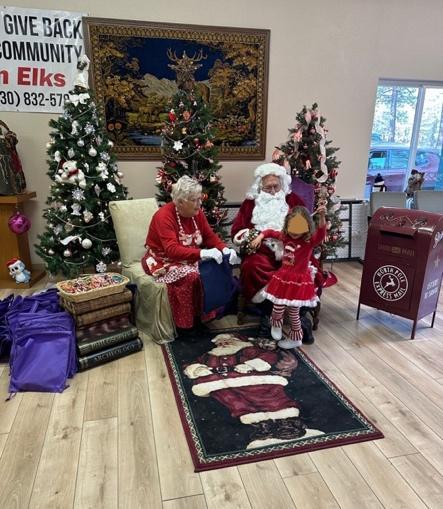 The Calpine Elks event will feature Santa and Mrs. Claus.