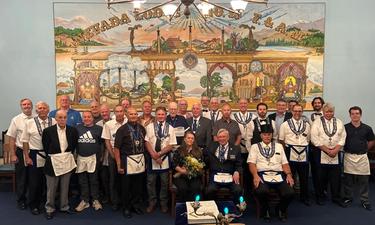 Nevada City Lodge Freemason Honored with Hiram Award
