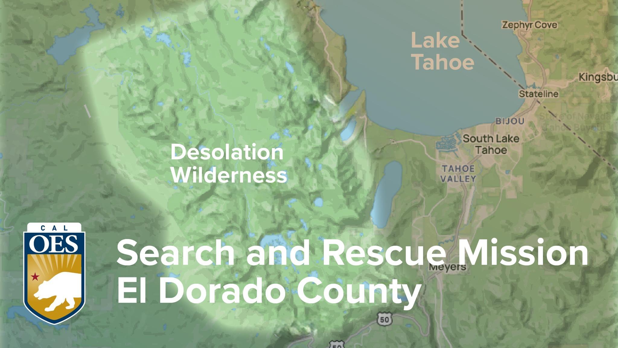 The wilderness area where officials are searching for Coughran. Credit: California Office of Emergency Services.