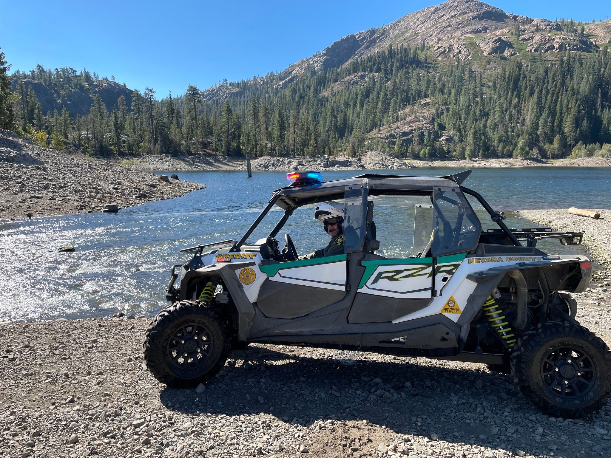A photo of one of Nevada County’s off-road patrol vehicles shared by the Sheriff’s Office.