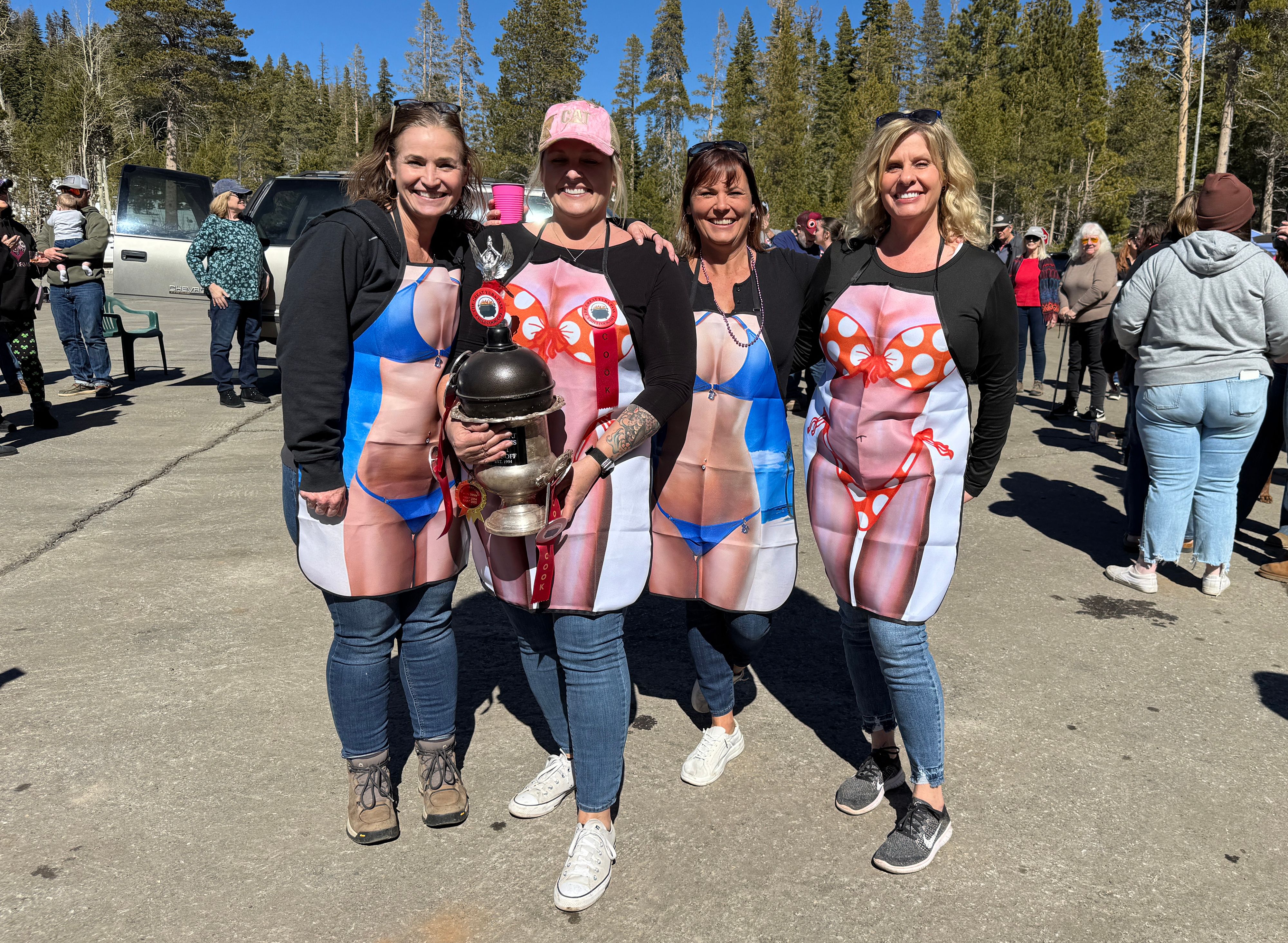 “Boobs, Booze, and Birrias” wins the 2025 Great Yuba Pass Chili Cookoff.