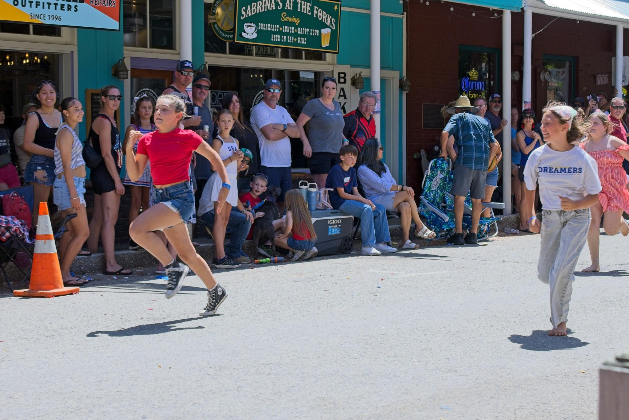 10-year-old girls’ race.