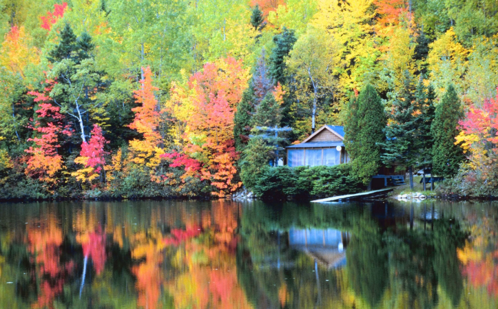A lake in Maine.