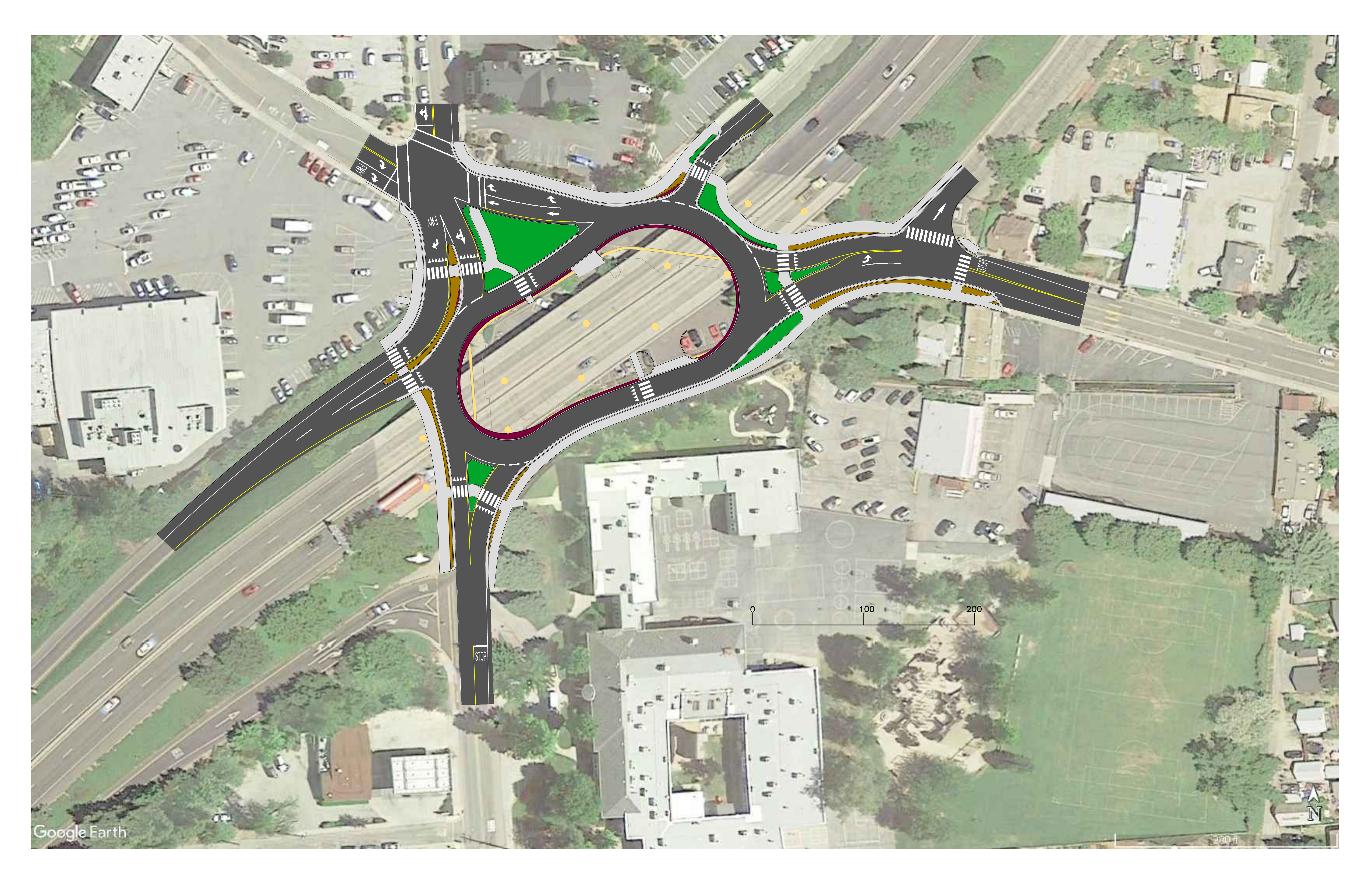 Grass Valley Settles on Downtown Roundabout Design