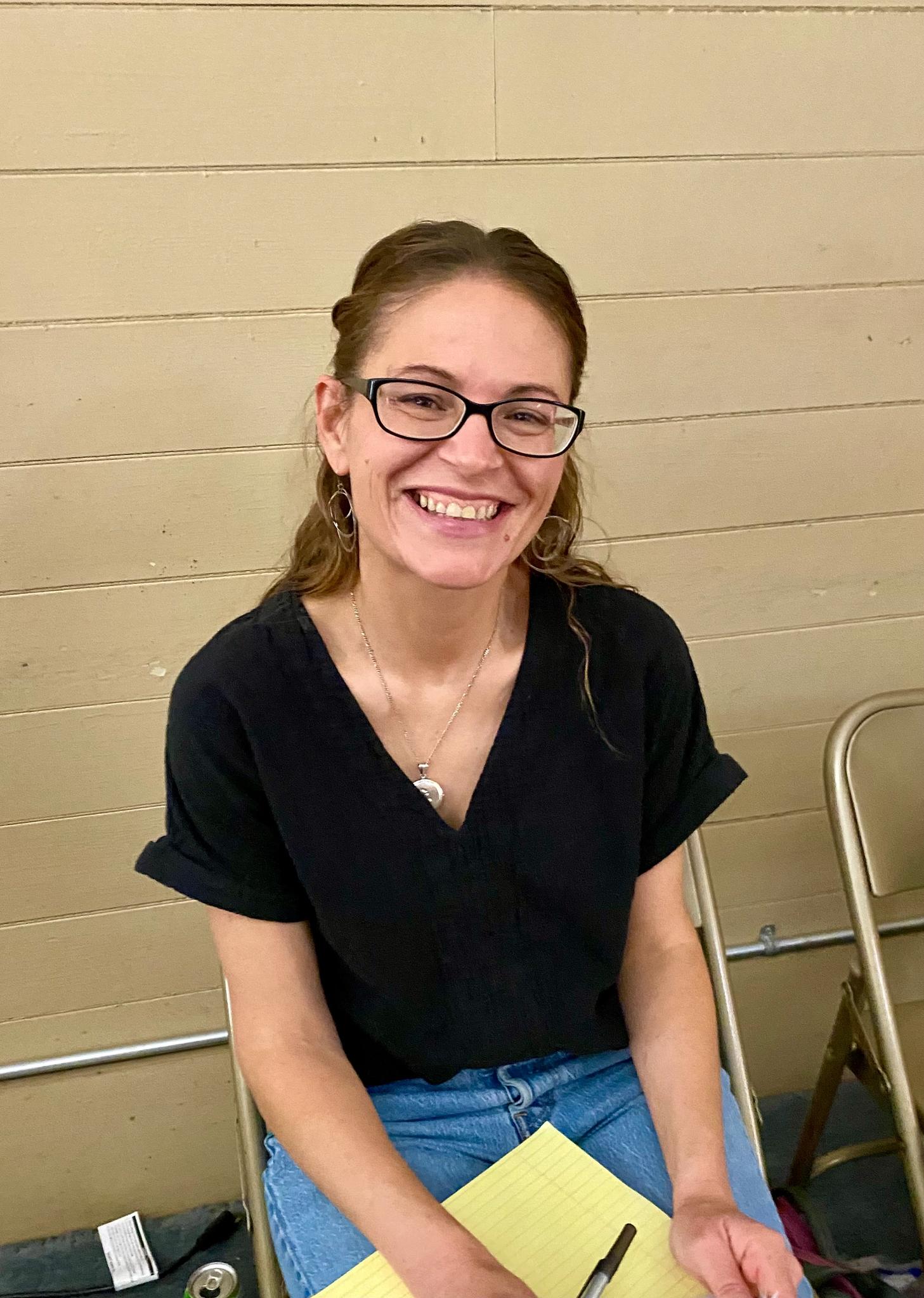 Amber Baca-Sainsbury at the Arts Council’s recent Ice Cream Social event.