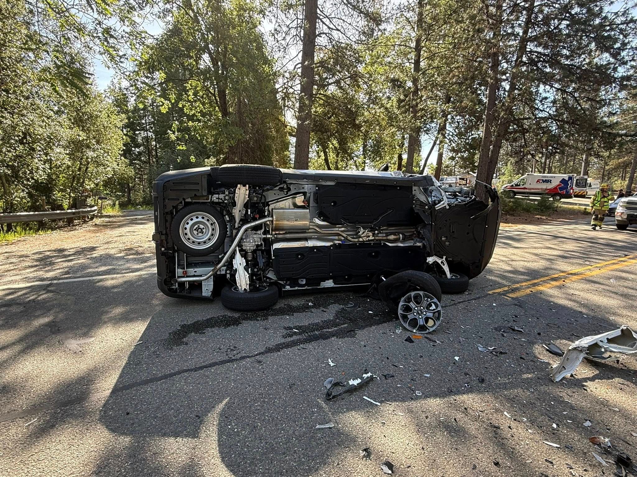 Three Injured in Two-Vehicle Crash on Highway 174