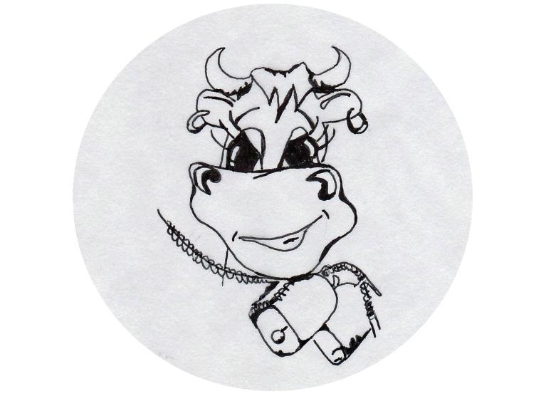 The Plumas-Sierra CattleWomen’s logo, created by Nadine Maddalena and Marilyn Nessler.