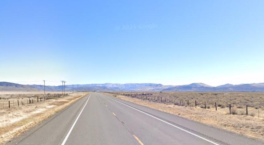 A photo of Highway 70 through the Sierra Valley shared by Caltrans.