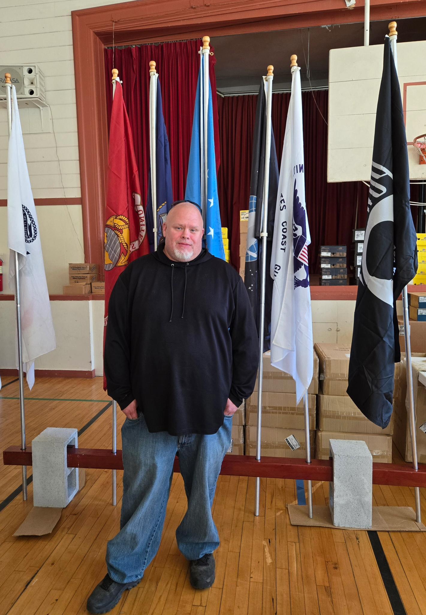 Scott Quade at the 2nd Annual Sierra County Veterans Stand Down