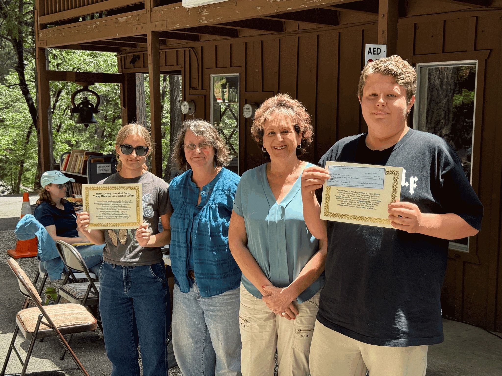 Young Sierra County Historians Receive Awards 