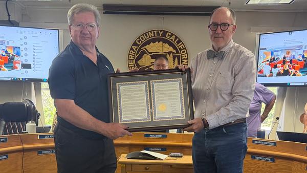 Sierra County Honors Lee Brown After Retirement