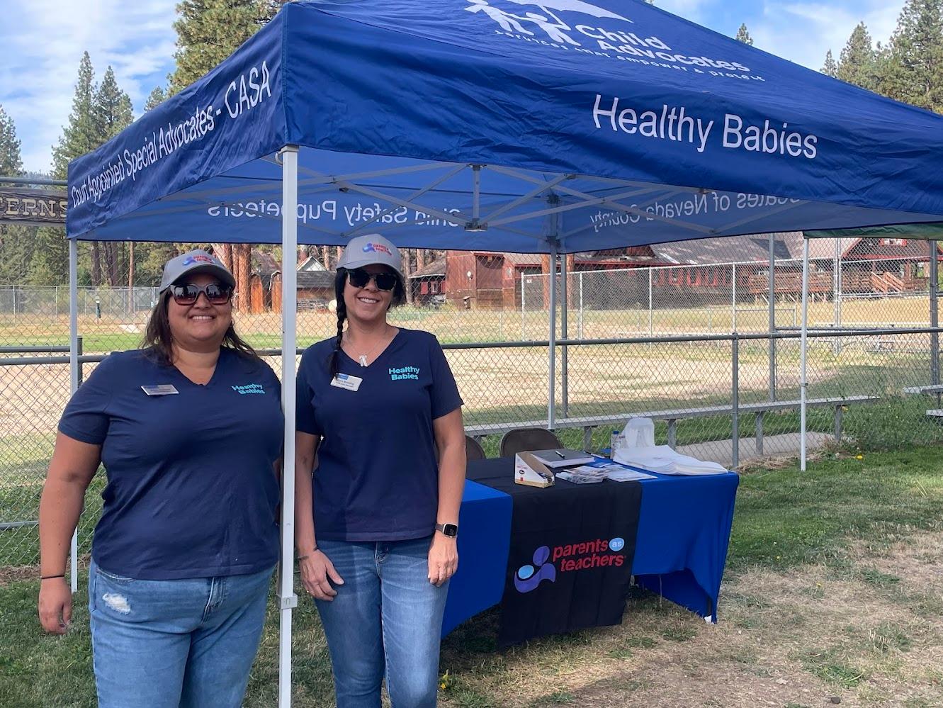 Left to Right: Parents and Teachers Lead Case Manager Cara Bowling and Parent Educator Anne Renteria