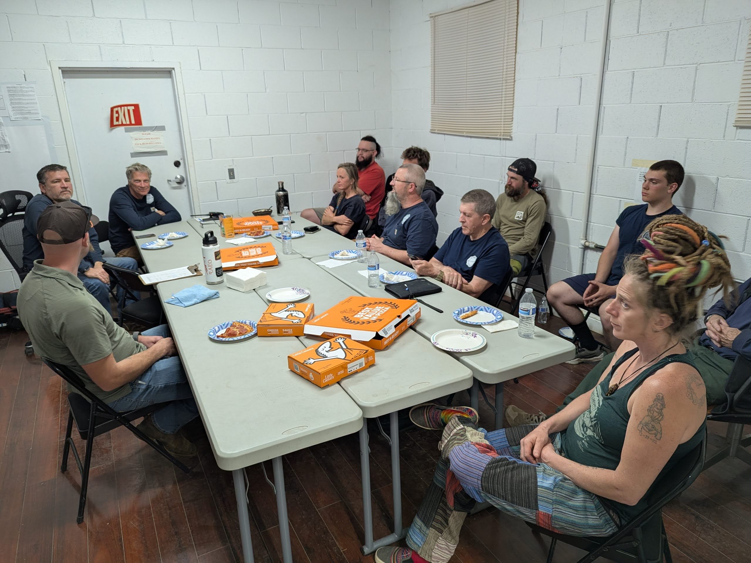 Rasmussen participates in the department’s Monday Night Training. Credit: Shirley DicKard.