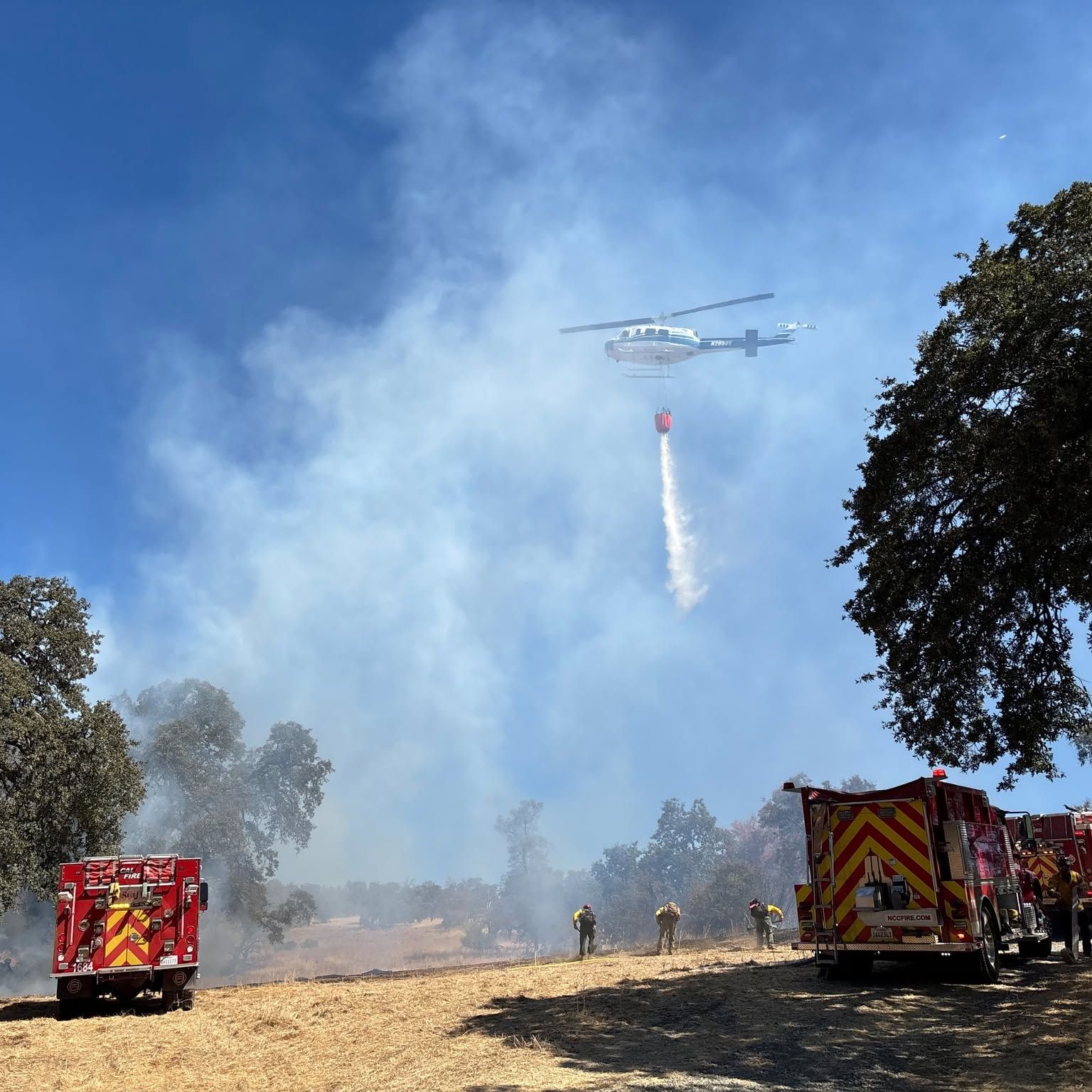 Perimeter Fire Held Under One Acre in Grass Valley