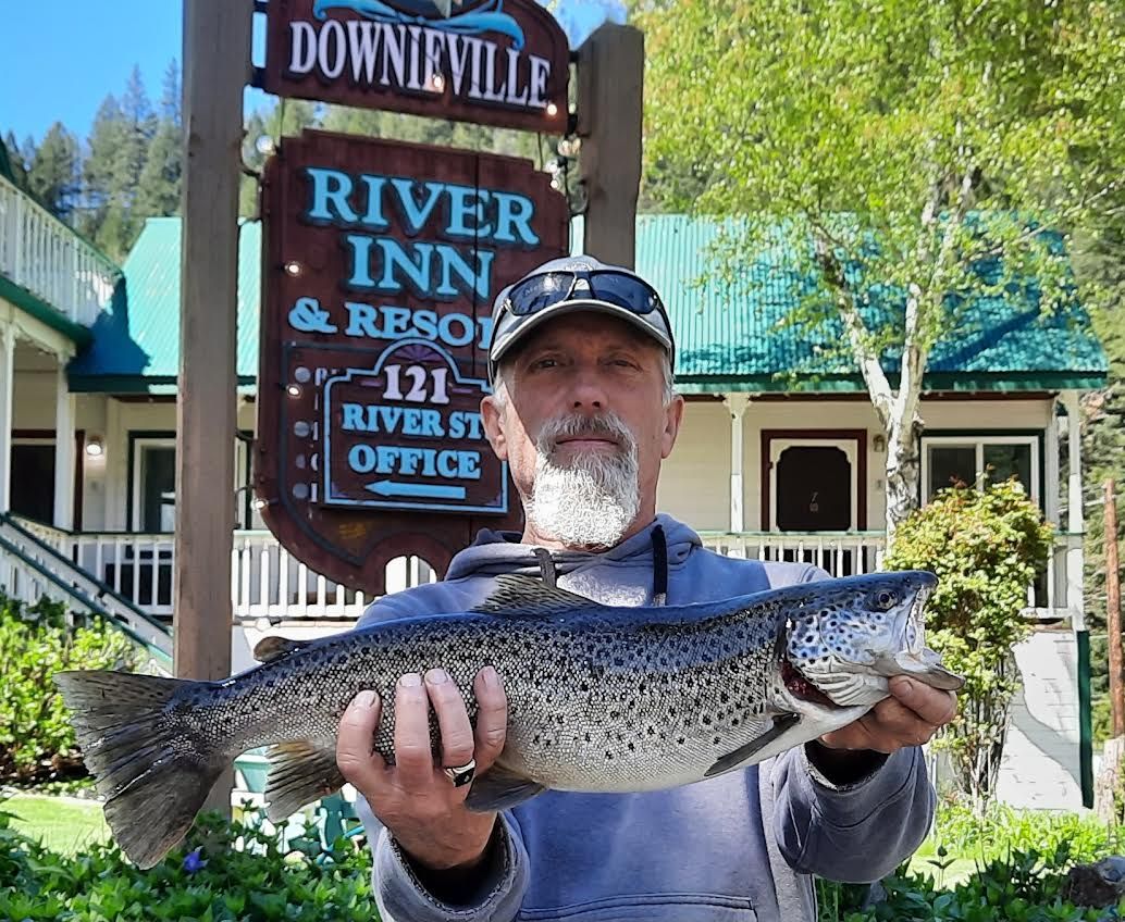 Jim Lunetta holding a 23-inch German Brown