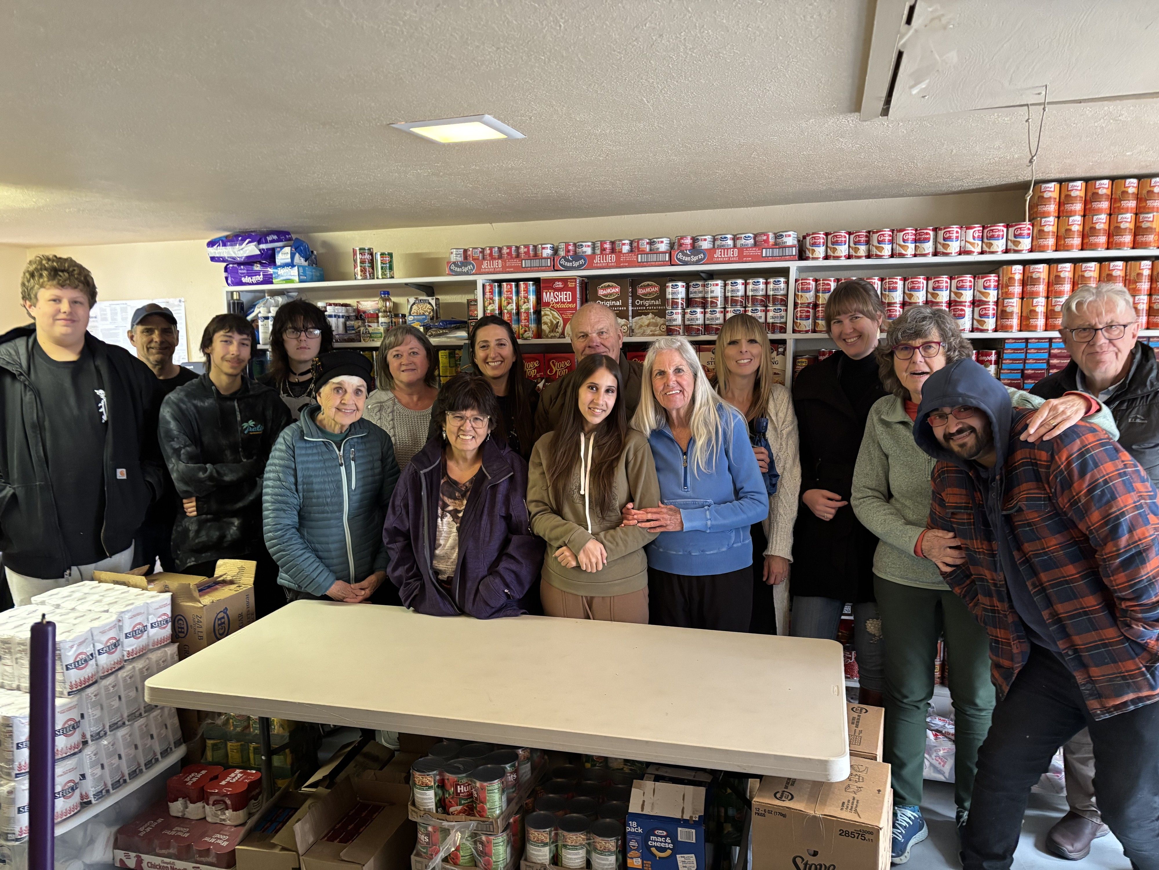 Western Sierra Food Bank Stocked for Thanksgiving