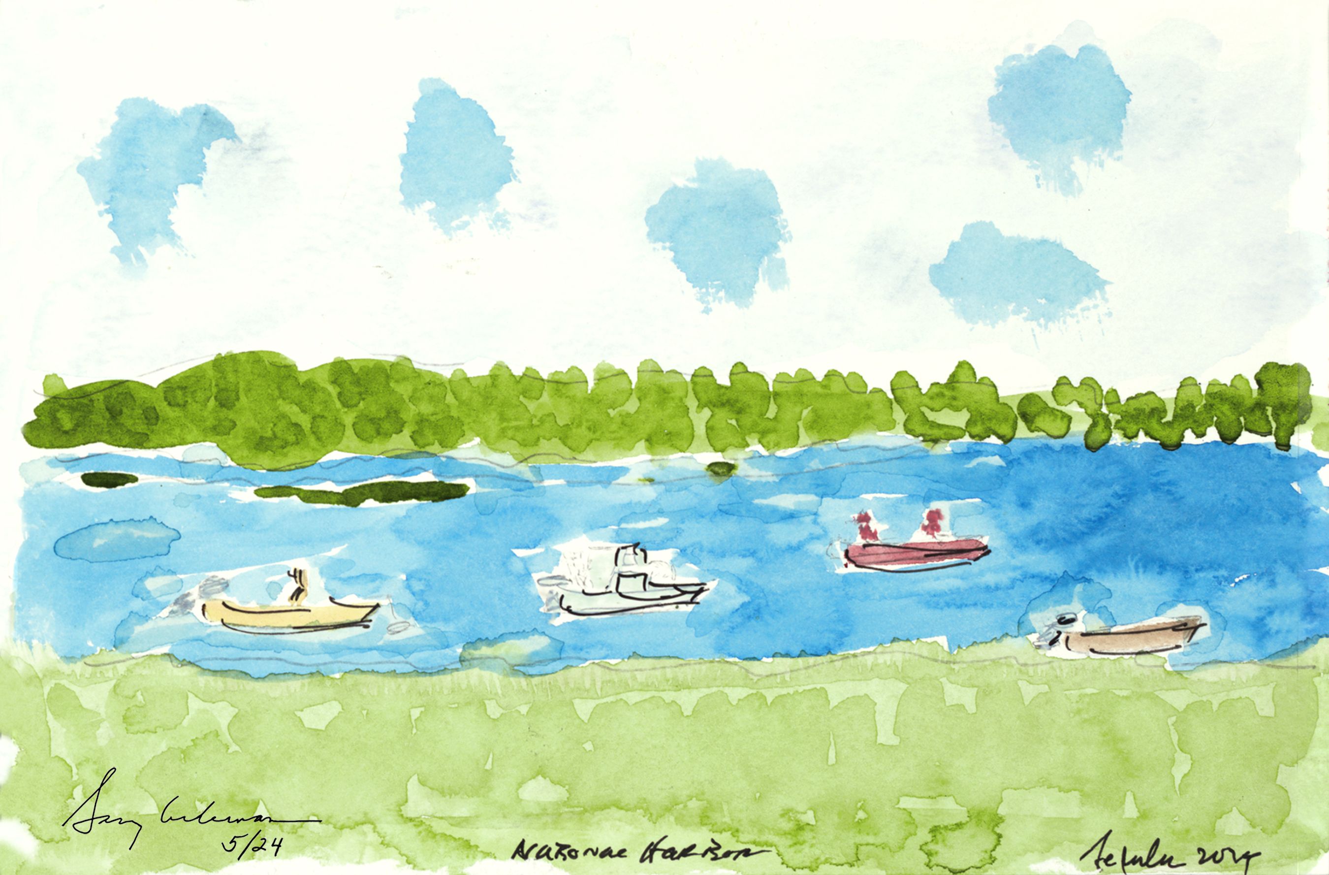 Watercolor by Lenny.