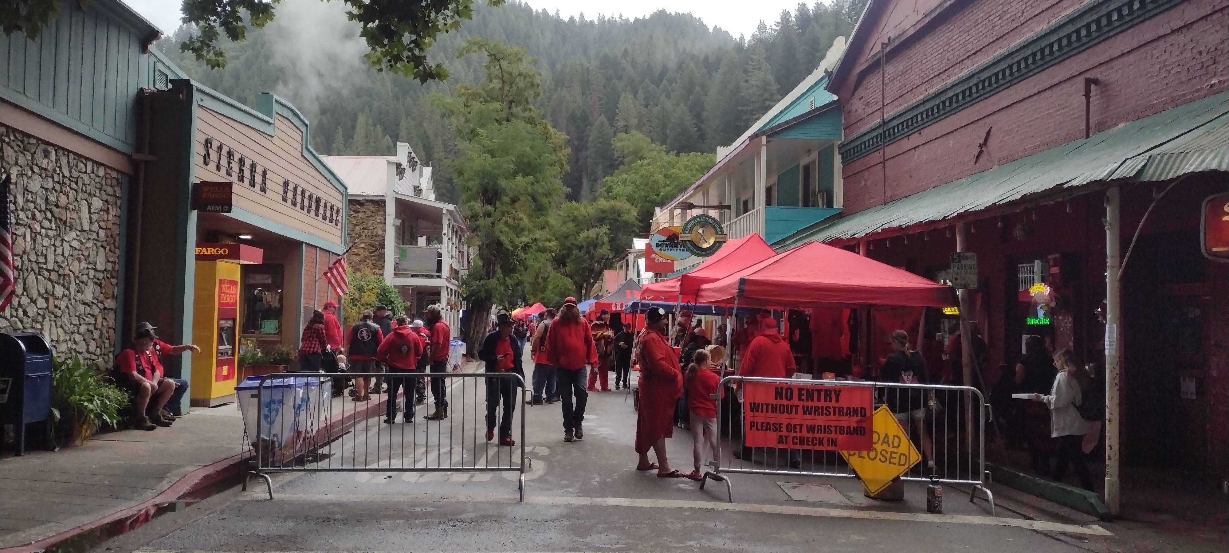 Gloomy conditions over Clamper festivities on Saturday