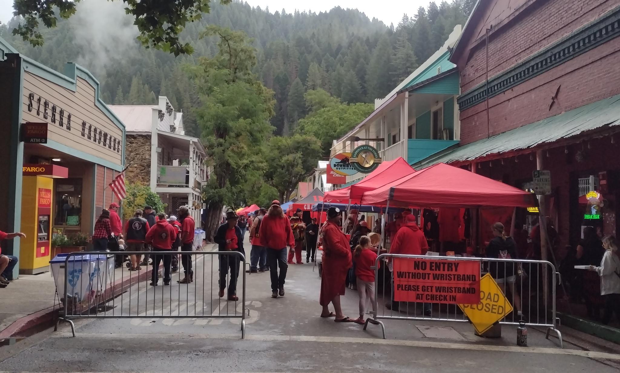 Gloomy conditions over Clamper festivities on Saturday