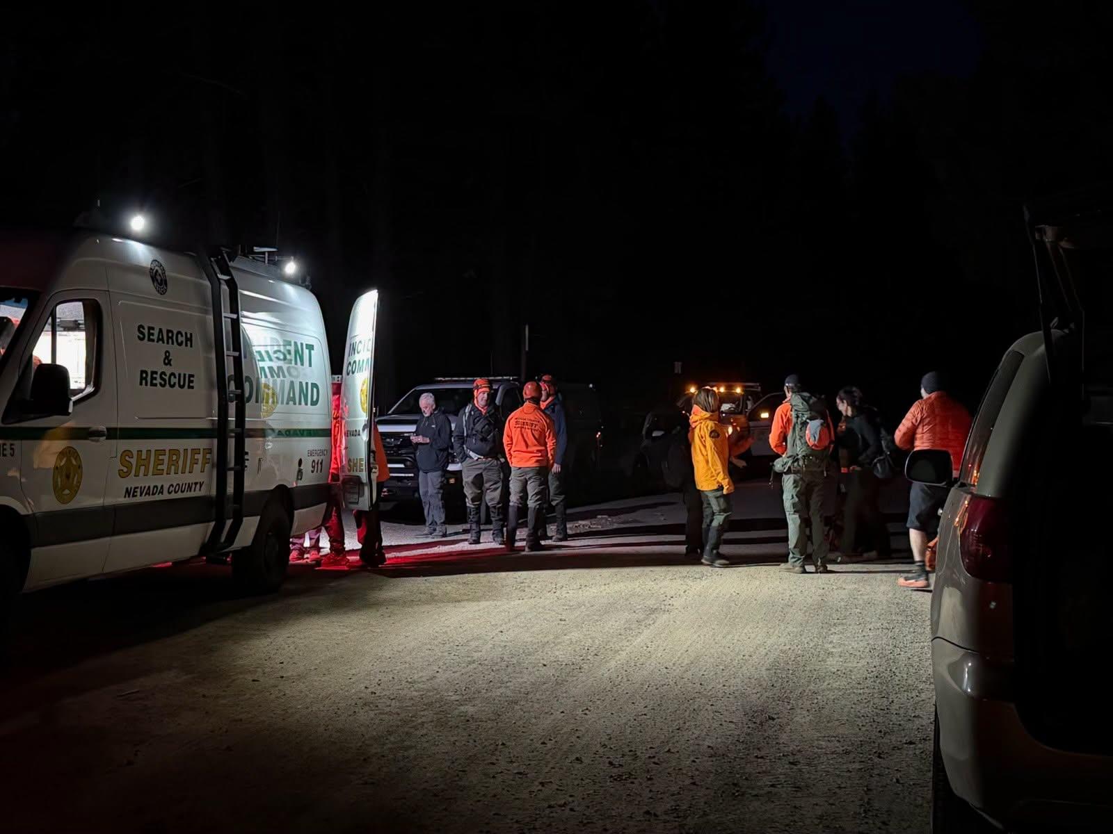 The Nevada County Sheriff’s Search and Rescue Incident Command vehicle helps coordinate personnel from several agencies. Credit: Sierra County Sheriff’s Office.