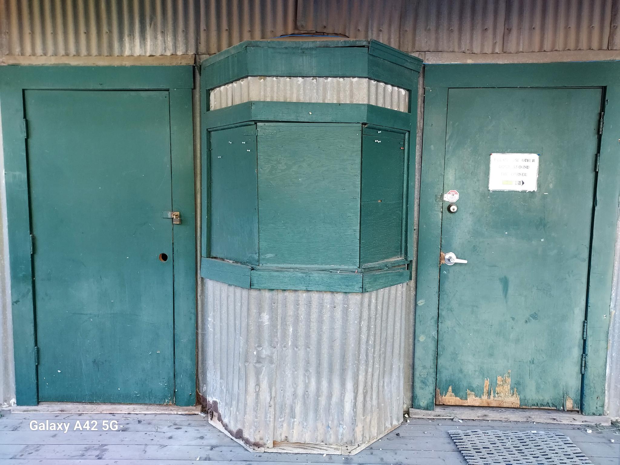 The Old Theater Ticket Booth.