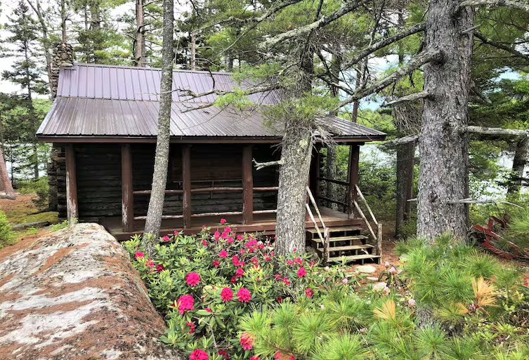 Cabin in Maine.