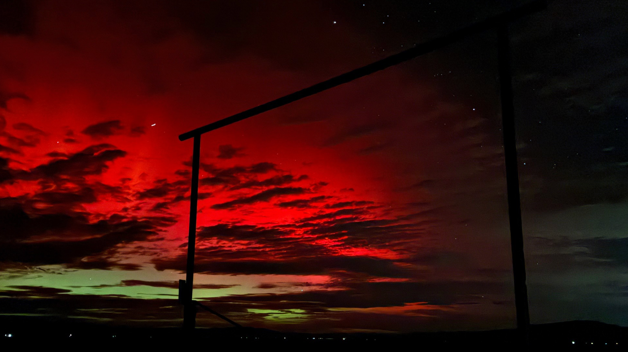 The northern lights, captured on November 11 by Eveline Larrucea.