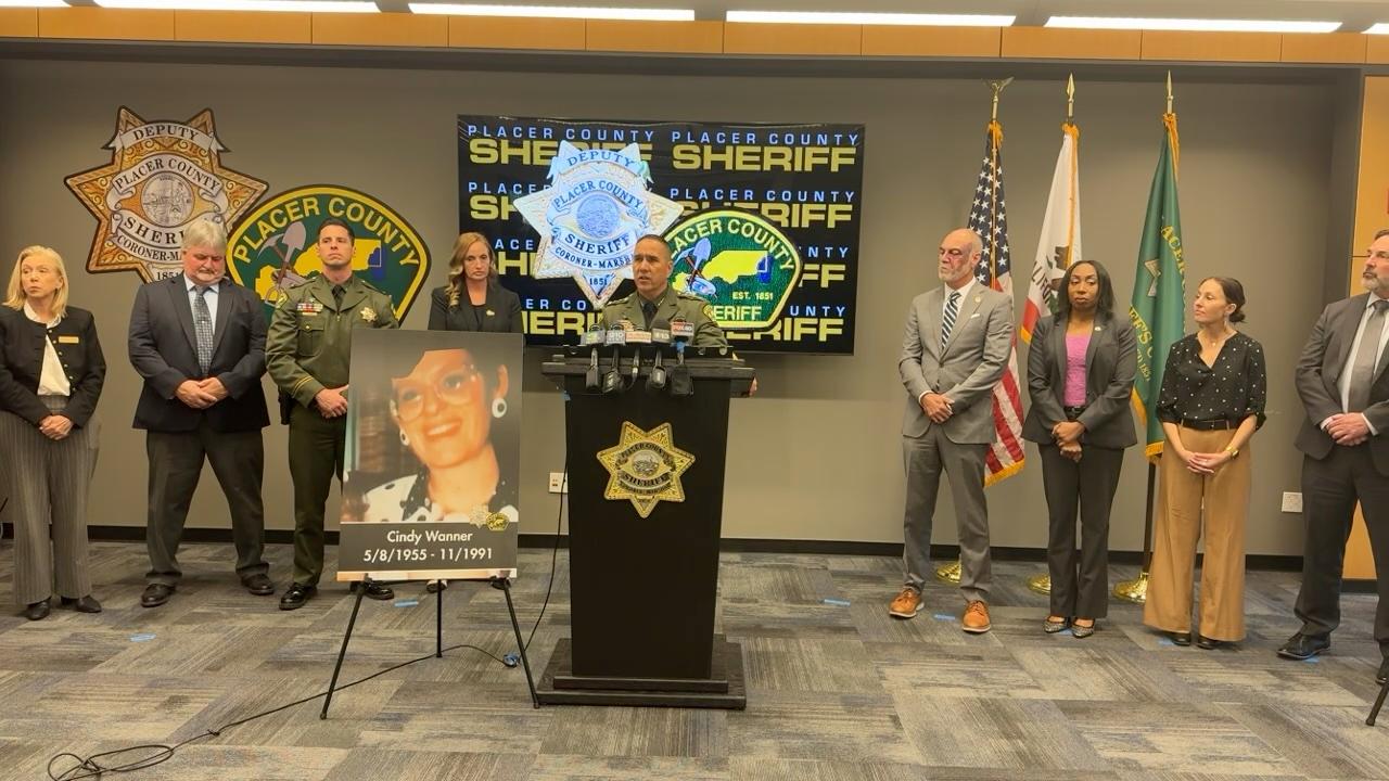 Sheriff Wayne Woo speaks to the media on Monday. Credit: Placer County Sheriff’s Department / Facebook.