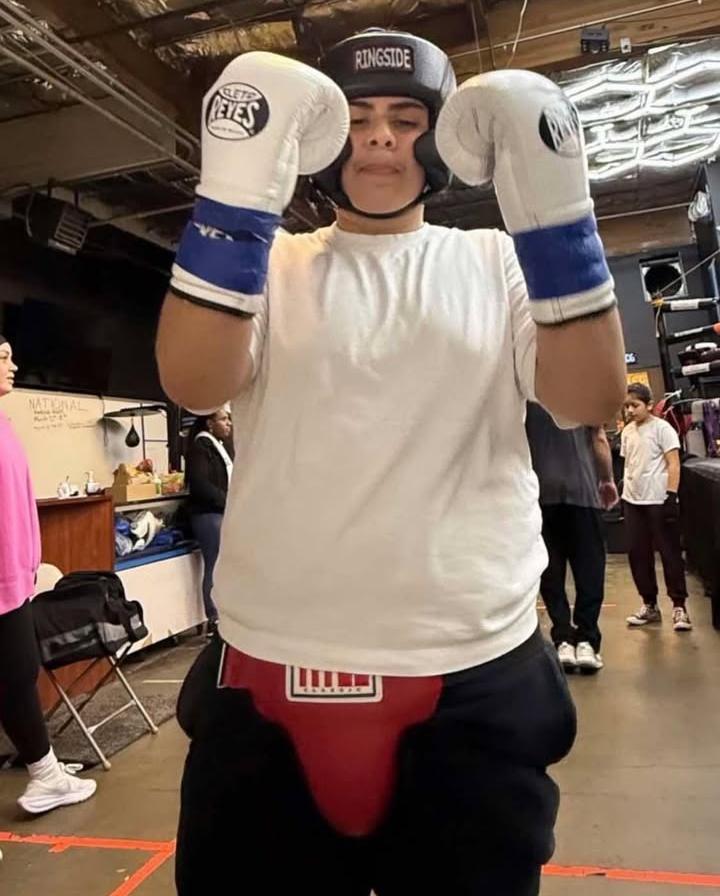 Max during training at Beast Mode Boxing Gym in Reno. Credit: Janett Abdulnour.