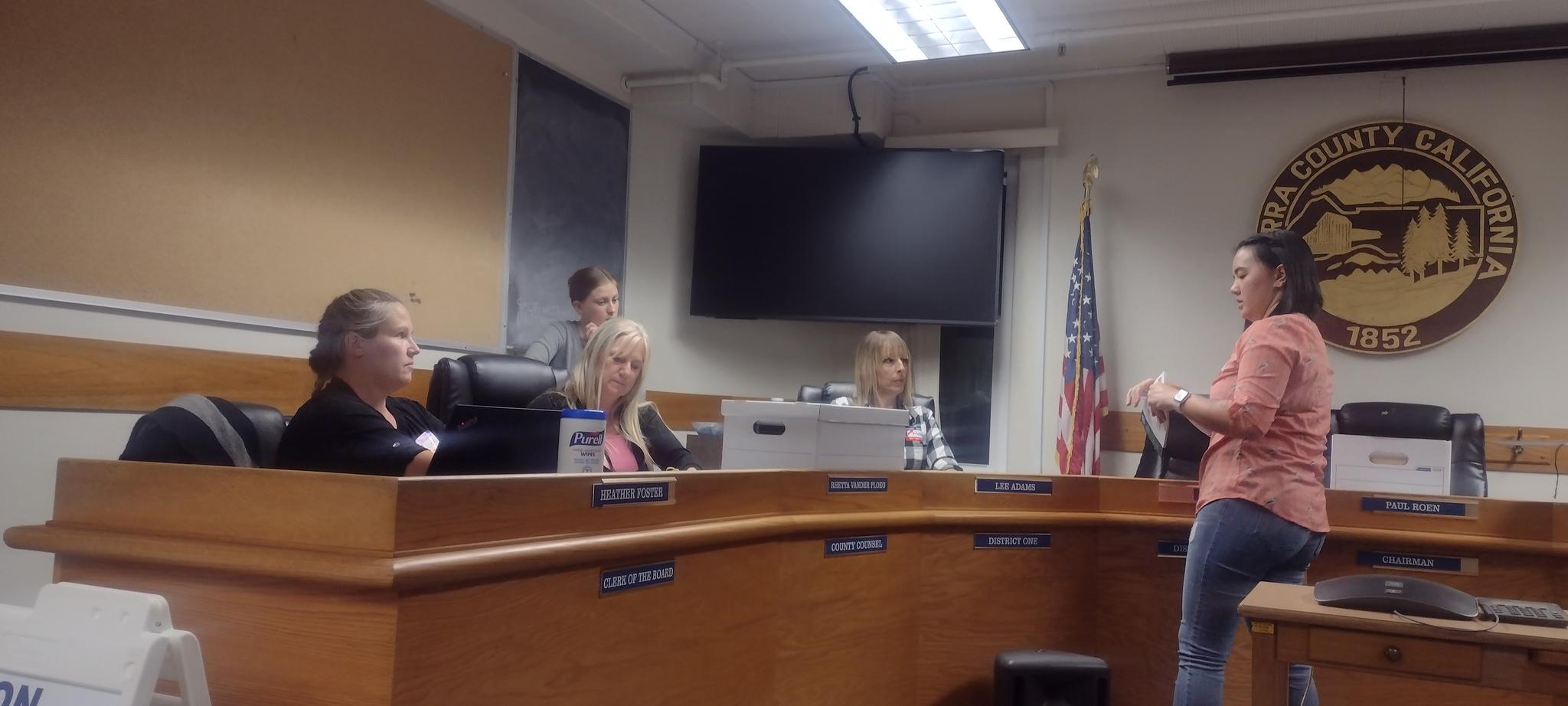 Sierra County election workers count ballots on election day