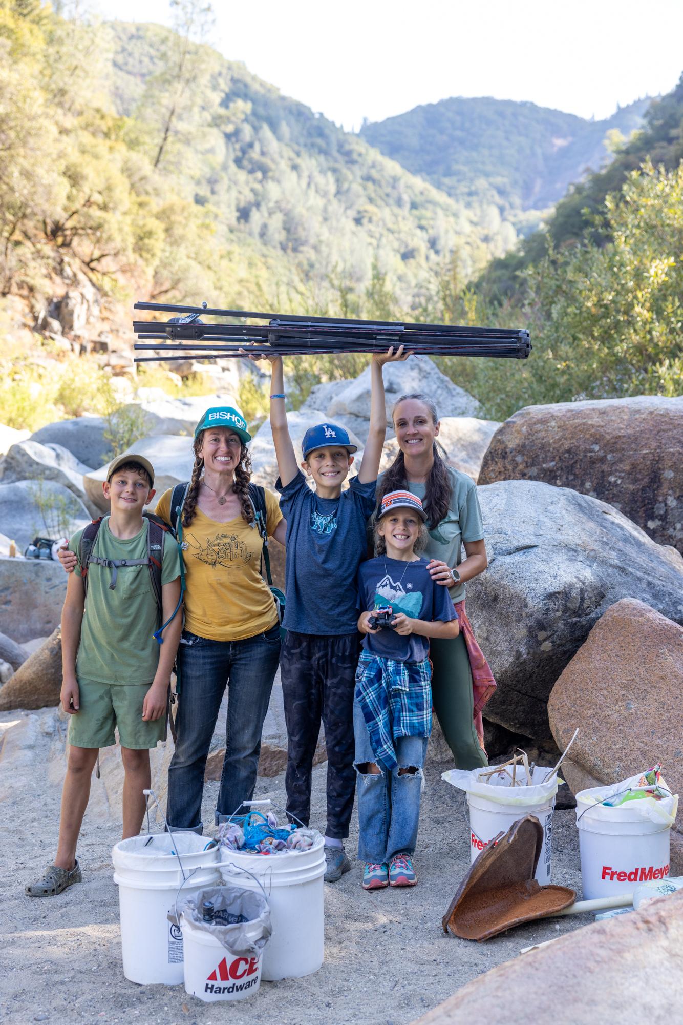 Participants in the 2025 cleanup effort. Photo: Trenton Branson, courtesy of SYRCL.