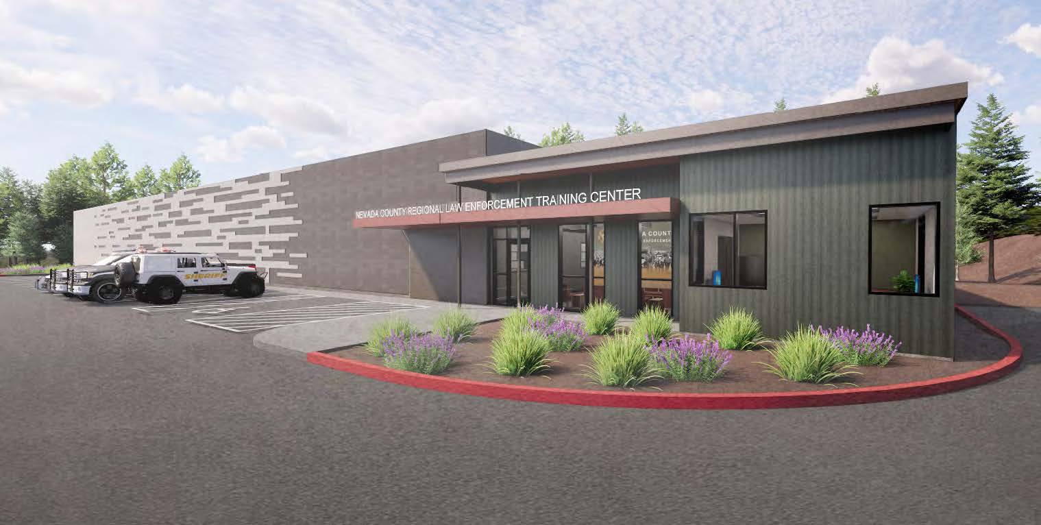 A view of the range’s exterior. Render by Modern Building Company and JKAE.