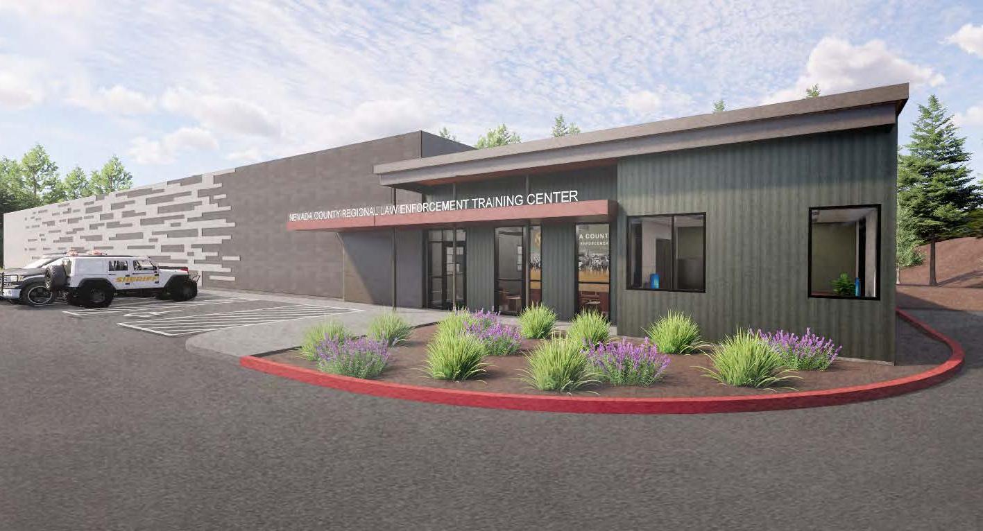 A view of the range’s exterior. Render by Modern Building Company and JKAE.