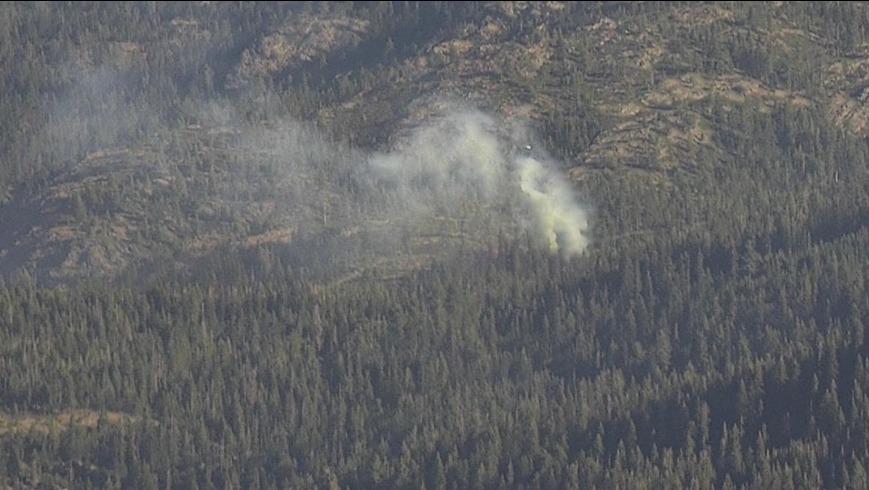 A recent vegetation fire was caused by an illegal campfire in the area of Milton Reservoir on October 25th. Photo by Sierra County Sheriff’s Office.