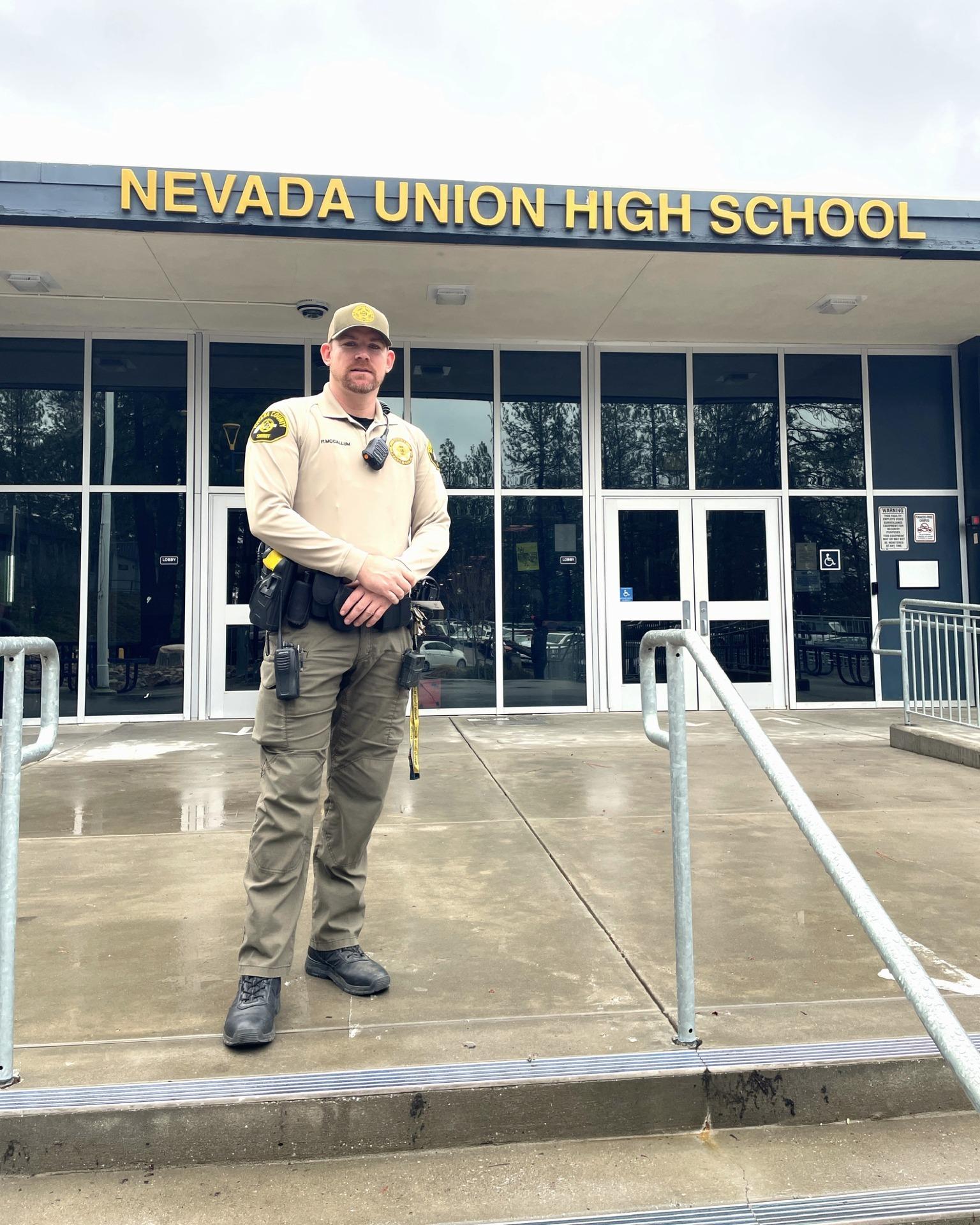 School Resource Officer Paul McCallum detained a student just four minutes after receiving a report that a threat had been made.