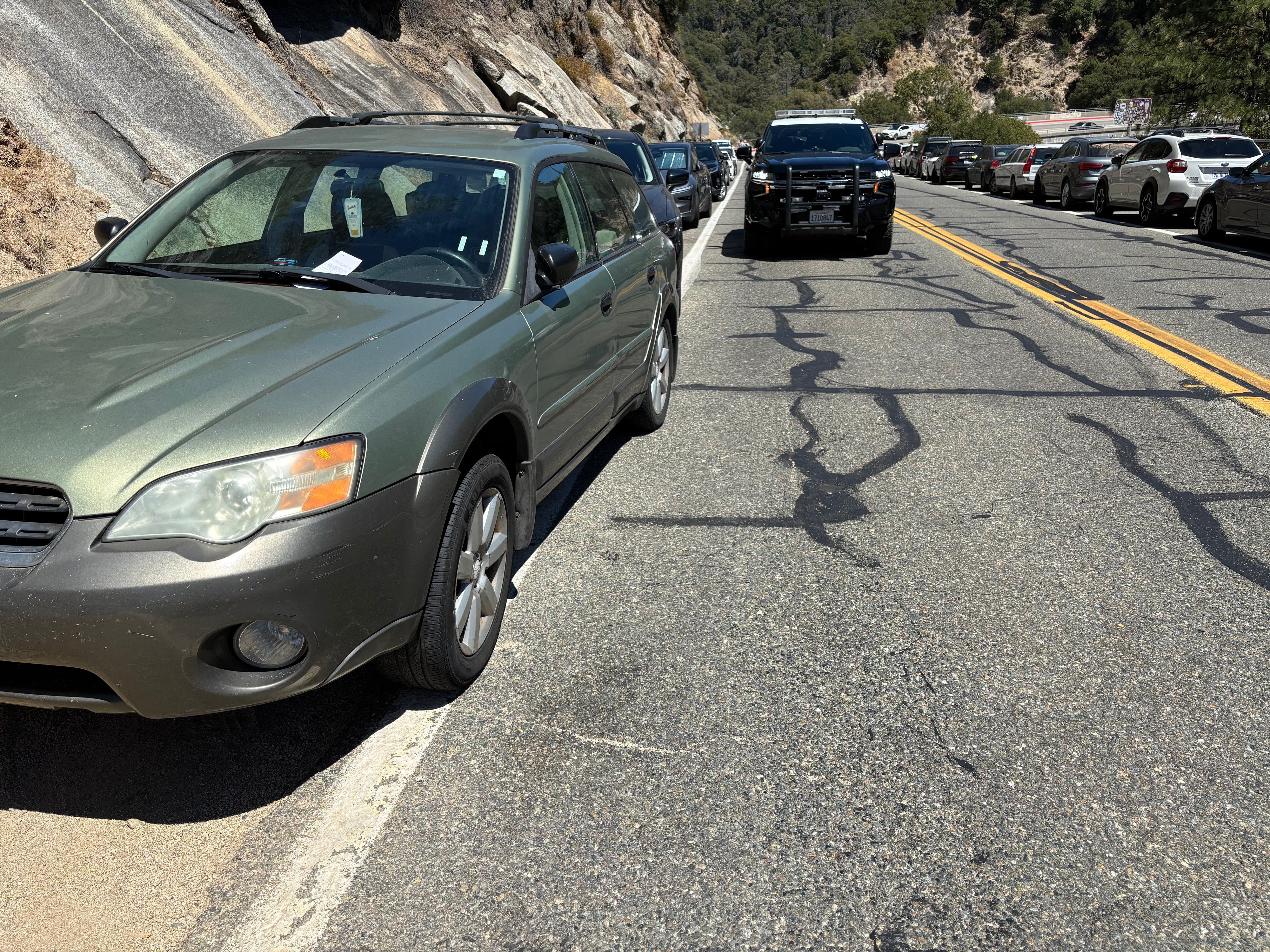 Highway Patrol Issues 21 Parking Tickets at Yuba River