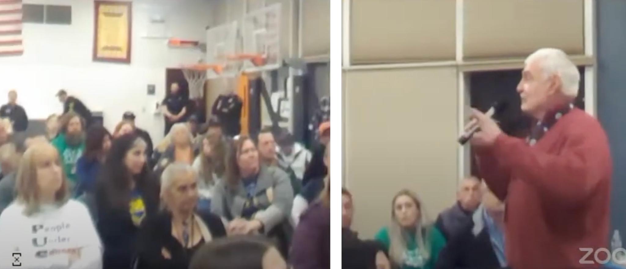 Interim PUSD Superintendent Jim Frost addresses the public at the district board’s March 12th meeting.