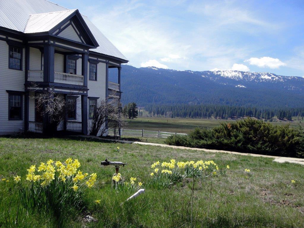 The restored ranch house at White Sulphur Springs Ranch